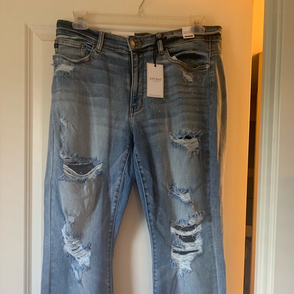 Distressed White Judy Blues
